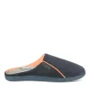 Chaussons MARINE Homme Motif Uni A Enfiler