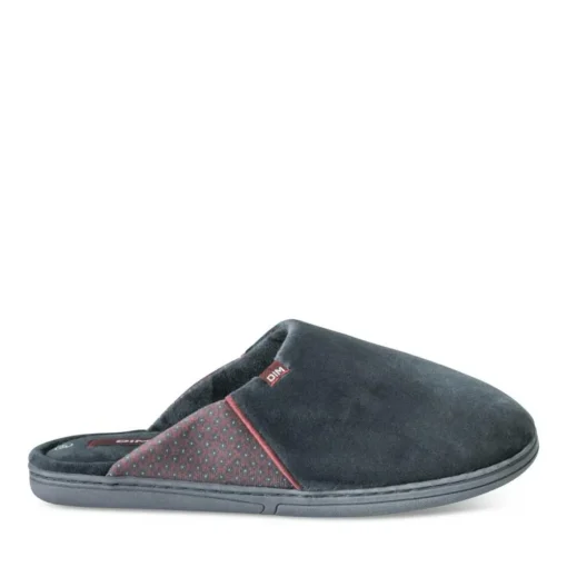 Chaussons MARINE Homme Motif Uni A Enfiler
