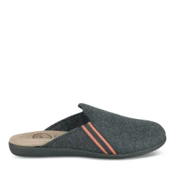 Chaussons MARINE Homme Motif Uni A Enfiler