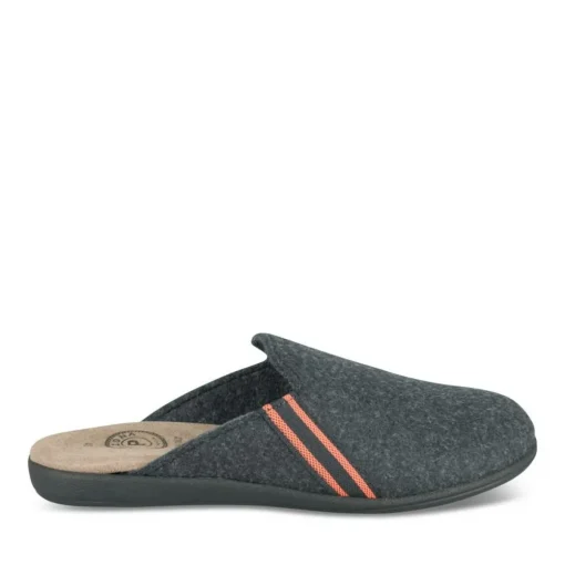Chaussons MARINE Homme Motif Uni A Enfiler