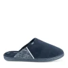 Chaussons MARINE Homme Motif Uni A Enfiler