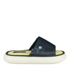 Chaussons MARINE Homme Motif Uni A Enfiler