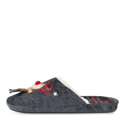 Chaussons MARINE Homme Motif Uni A Enfiler