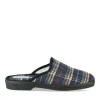 Chaussons MARINE Homme Motif Uni A Enfiler