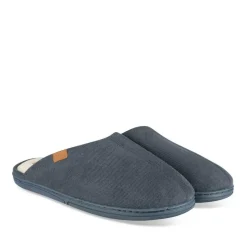 Chaussons MARINE Homme Motif Uni A Enfiler