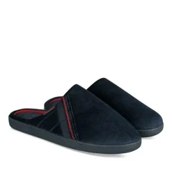 Chaussons MARINE Homme Motif Uni A Enfiler