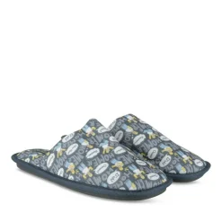 Chaussons MARINE Homme Motif Uni A Enfiler