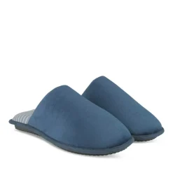 Chaussons MARINE Homme Motif Uni A Enfiler