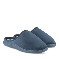 Chaussons MARINE Homme Motif Uni A Enfiler