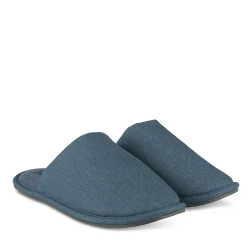 Chaussons MARINE Homme Motif Uni A Enfiler