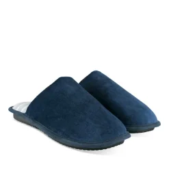 Chaussons MARINE Homme Motif Uni A Enfiler