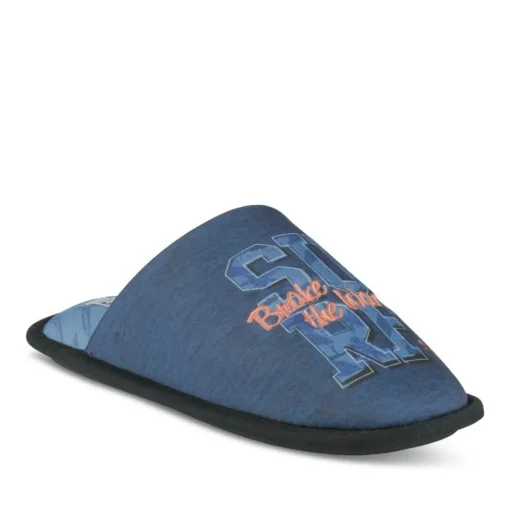 Chaussons MARINE Homme Motif Uni A Enfiler