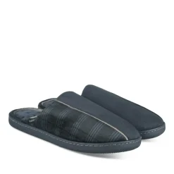 Chaussons MARINE Homme Motif Uni A Enfiler