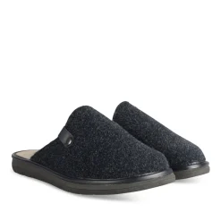 Chaussons MARINE Homme Motif Uni A Enfiler