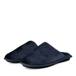 Chaussons MARINE Homme Motif Uni A Enfiler