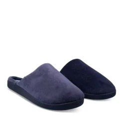 Chaussons MARINE Homme Motif Uni A Enfiler