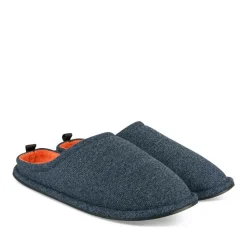 Chaussons MARINE Homme Motif Uni A Enfiler