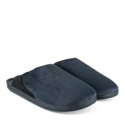 Chaussons MARINE Homme Motif Uni A Enfiler