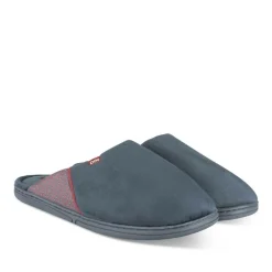Chaussons MARINE Homme Motif Uni A Enfiler