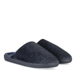 Chaussons MARINE Homme Motif Uni A Enfiler