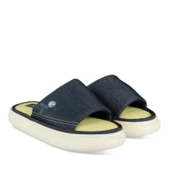 Chaussons MARINE Homme Motif Uni A Enfiler