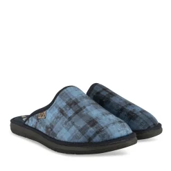 Chaussons MARINE Homme Motif Uni A Enfiler