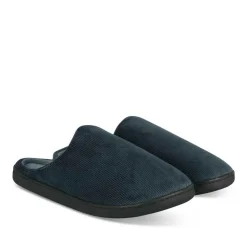 Chaussons MARINE Homme Motif Uni A Enfiler