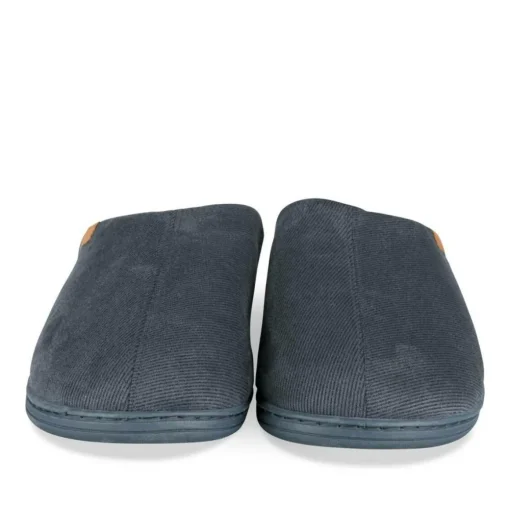 Chaussons MARINE Homme Motif Uni A Enfiler