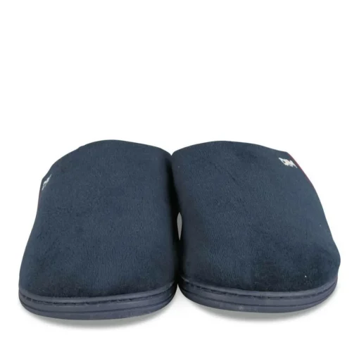 Chaussons MARINE Homme Motif Uni A Enfiler