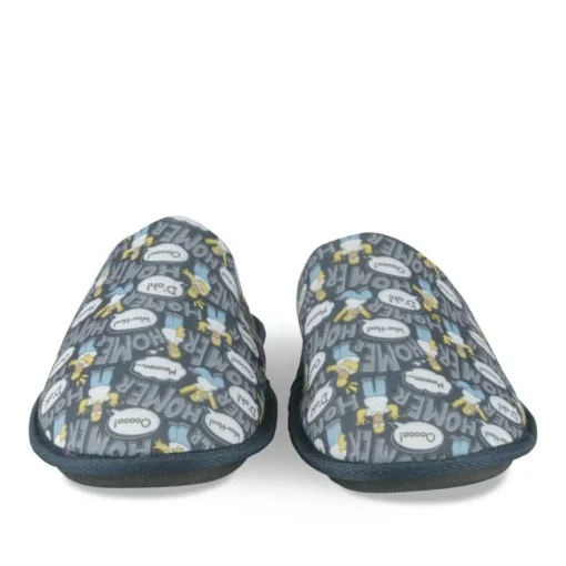 Chaussons MARINE Homme Motif Uni A Enfiler