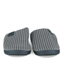 Chaussons MARINE Homme Motif Rayures A Enfiler