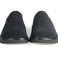 Chaussons MARINE Homme Motif Uni A Enfiler