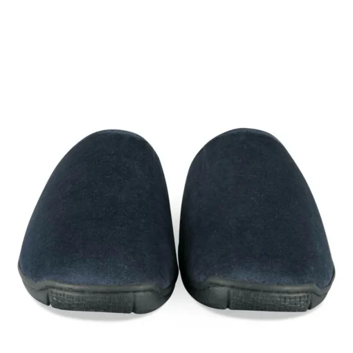 Chaussons MARINE Homme Motif Uni A Enfiler
