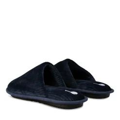 Chaussons MARINE Homme Motif Uni A Enfiler