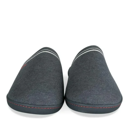 Chaussons MARINE Homme Motif Uni A Enfiler