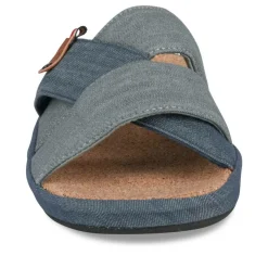 Chaussons MARINE Homme Motif Uni A Enfiler
