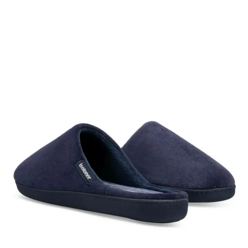 Chaussons MARINE Homme Motif Uni A Enfiler