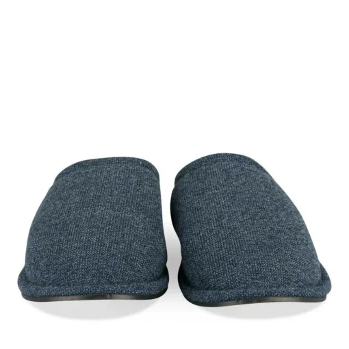 Chaussons MARINE Homme Motif Uni A Enfiler