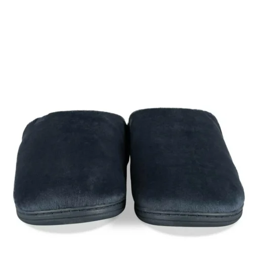 Chaussons MARINE Homme Motif Uni A Enfiler