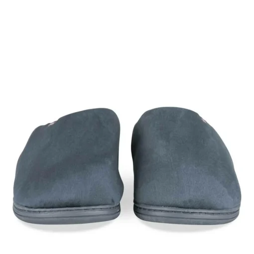 Chaussons MARINE Homme Motif Uni A Enfiler