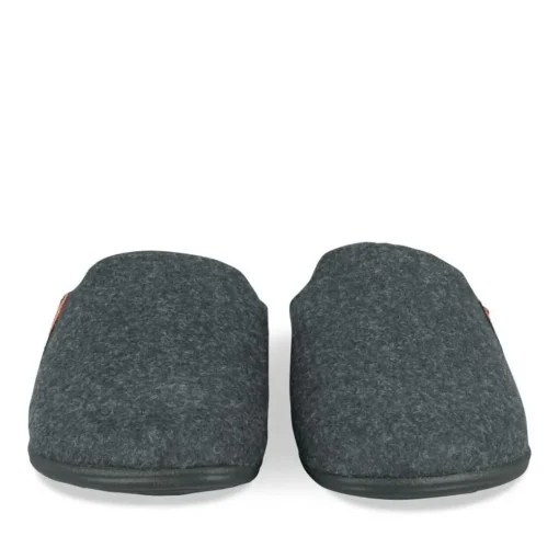 Chaussons MARINE Homme Motif Uni A Enfiler