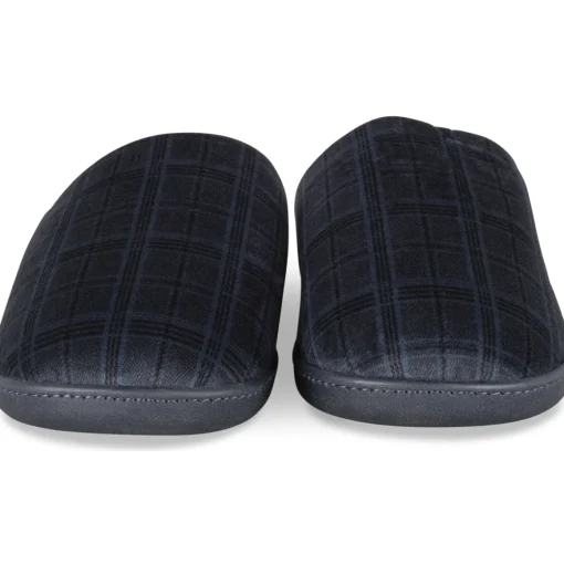 Chaussons MARINE Homme Motif Uni A Enfiler
