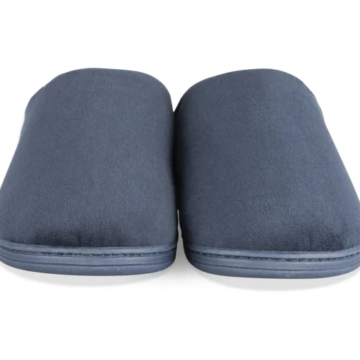 Chaussons MARINE Homme Motif Uni A Enfiler