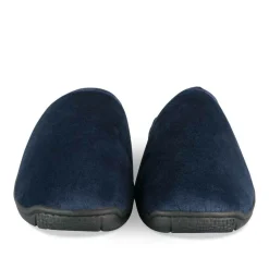 Chaussons MARINE Homme Motif Uni A Enfiler