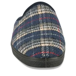 Chaussons MARINE Homme Motif Uni A Enfiler