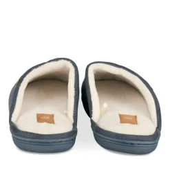 Chaussons MARINE Homme Motif Uni A Enfiler