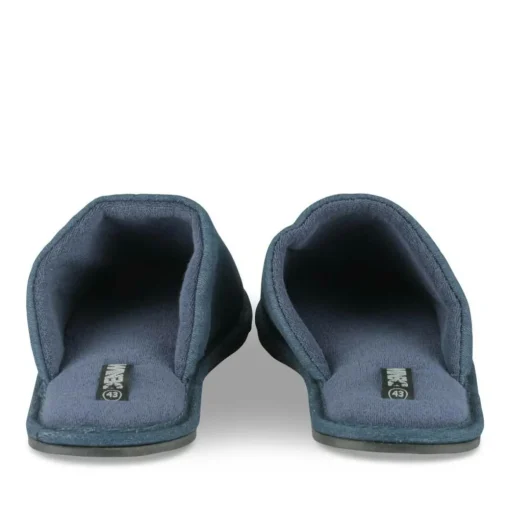 Chaussons MARINE Homme Motif Uni A Enfiler
