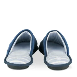Chaussons MARINE Homme Motif Uni A Enfiler