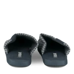 Chaussons MARINE Homme Motif Rayures A Enfiler