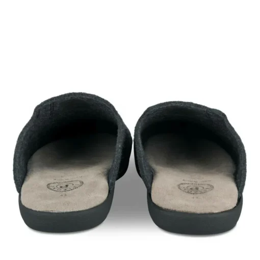 Chaussons MARINE Homme Motif Uni A Enfiler